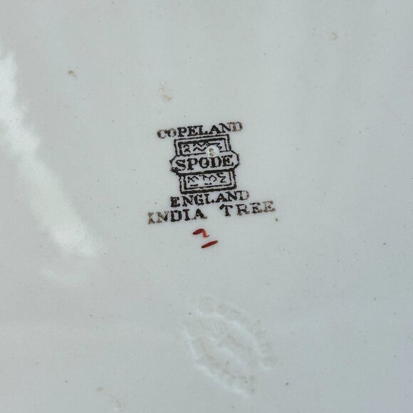 Copeland Spode India Tree Vintage China Round Torte Platter, Rare - Picture 5 of 5